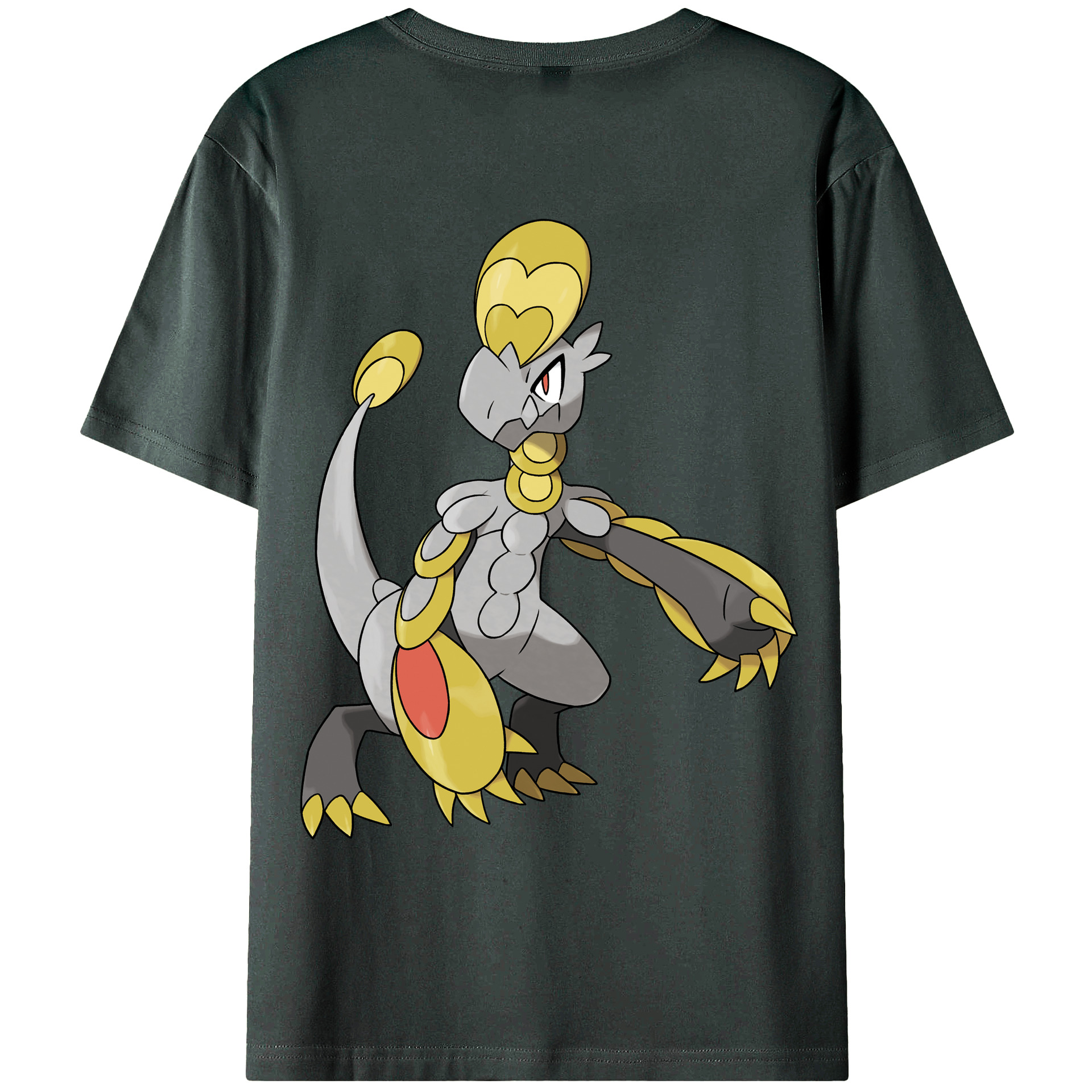 （画像用） ポケットモンスター Pokémon 綿100％ メンズ半袖Tシャツ（バックプリント） 通気性